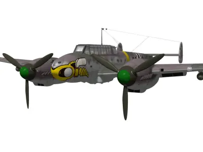 Messerschmitt Bf110 F2 3D model