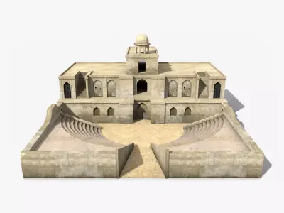 Arab x22 Low-poly 3D model