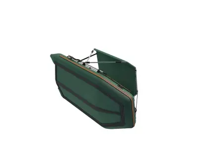Inflatable fishing boat 3D model