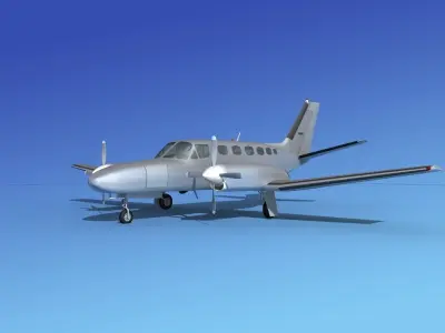 Cessna 441 Conquest II V01 3D model