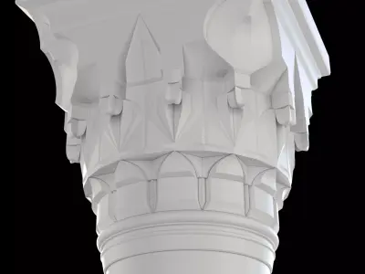 column 3D model