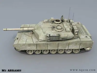 A1M1 Abrams 3D model