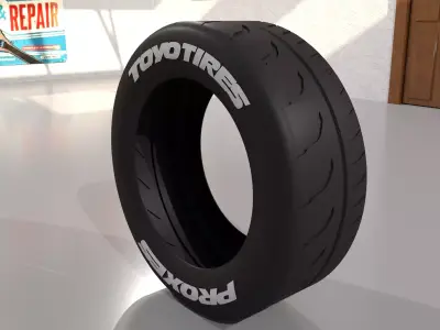 Toyo Proxes r888r Tyre 255 40 Z R17 3D model