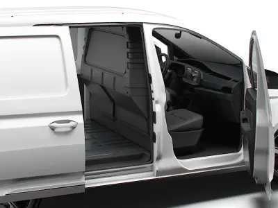 VW Caddy Cargo LWB HQ Interior 2025 3D model