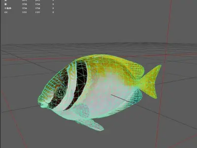 Spinefoot Low-poly 3D model