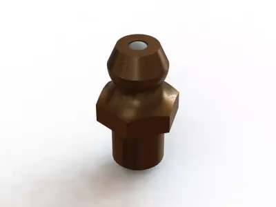 Graxeira M6 Grease Fitting 3D model
