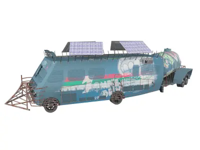 Fleetwood Bounder 1986 Zombi Apocalypse 3D model