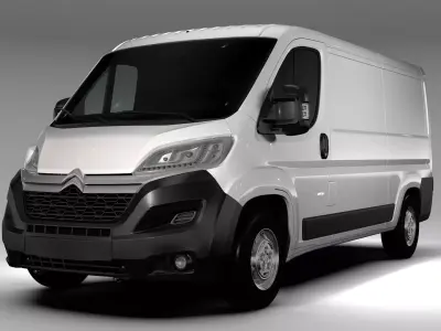 Citroen Relay Van L2H1 2017 3D model