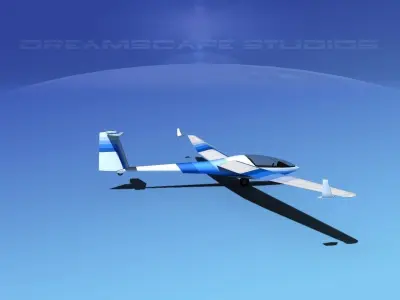 Glaser-Dirks DG-300 Glider V09 3D model