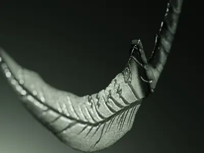 Ornate Karambit Knife 3D Model 3D model