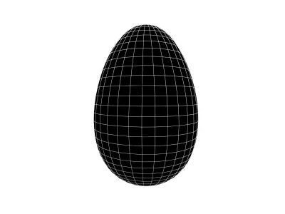 Dinosaur Egg v1 002 Low-poly 3D model