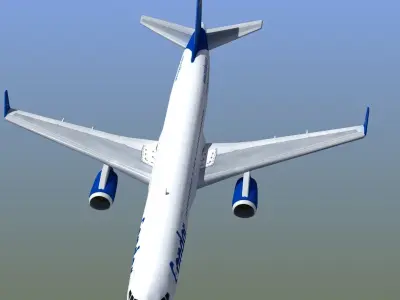 B757 300 Airliner 3D model