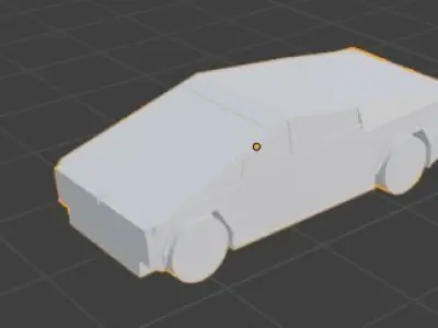 tesla cybertruck 3D print model purchase