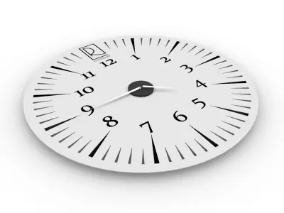 ACUSTIC PANEL CLOCK  Free 3D model