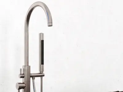 Bath stone sphere 3D model