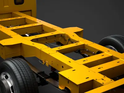 Opel Movano SingleCab SW E30 Chassis 2014 3D model