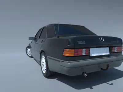Mercedes Benz 190 Free 3D model