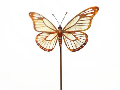 Butterfly Model Pack for Interactive Environments Low-poly 3D model