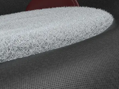 Fox Chair Low-poly 3D model