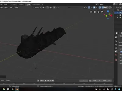 Worm free Free low-poly 3D model