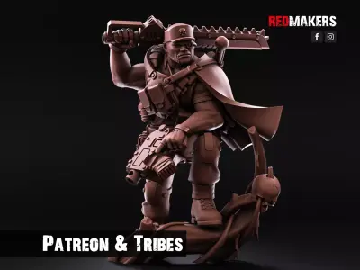 Jungle Fighters - Officer of the Imperial Force 3D print model