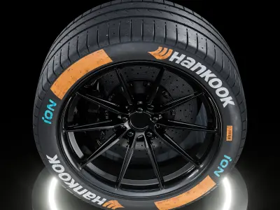 Hankook Formula E 2023 270 40 ZR18 v2 3D model