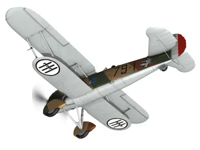 Fiat CR 32 - Italy Airforce - 79 Squadriglia 3D model