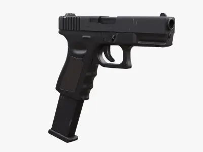 Glock 19 Semi Automatic Pistol Free 3D model