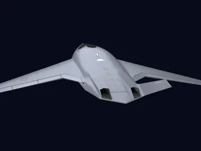 Blended Wing Body Concept 3D model