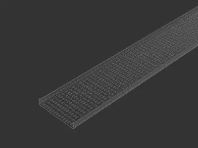 Cable Tray 300mm x 3000mm TYPE1 3D model