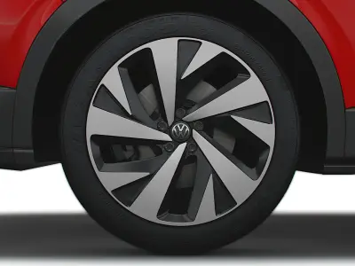 Volkswagen ID4 1st 2021 wheel 3D model