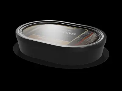 Herrings and herring products Smoked Herring Low-poly 3D model