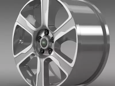 RangeRover Hybrid rim 3D model