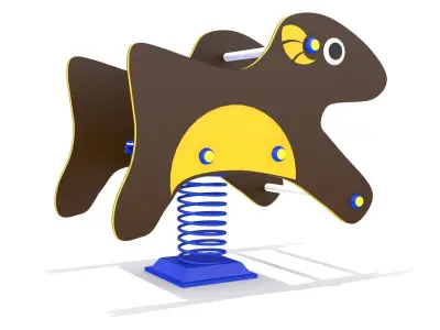 Goat Rider Playground Free low-poly 3D model