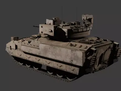 Desert M3A3 Bradley 3D model