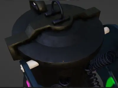 Arcane Jinx s Grenade Free low-poly 3D model