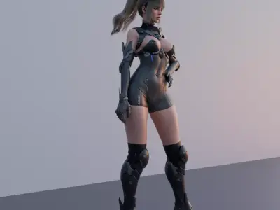 Ines raley 3D model