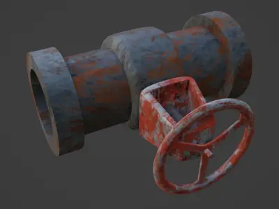 Realistic 14 Industrial Pipe Pack 3D model
