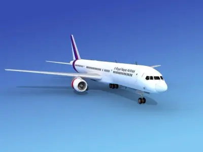 Boeing 757-200 Royal Nepal 3D model