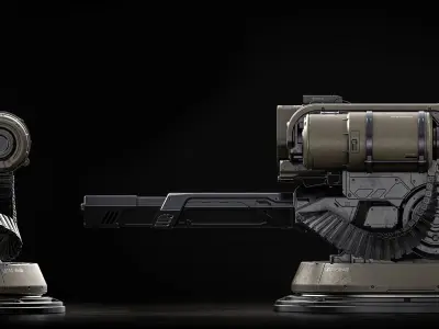 Defense Turret 3D model