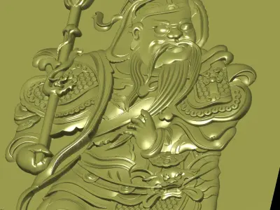 Ancient Chinese mythology of military generals and sect gods 3D print model