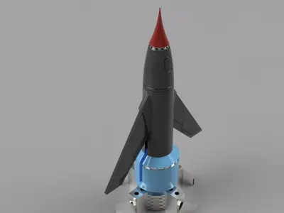 THUNDERBIRD 1 rocket 3D print model