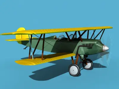 Travelair 2000 V03 3D model