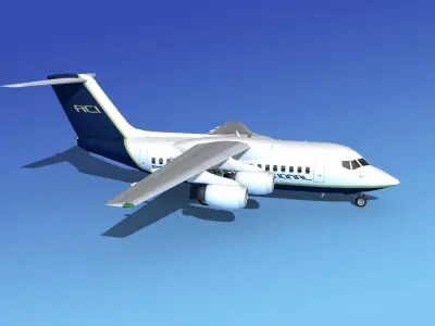 BAe 146-100 Air Charter Intl 3D model