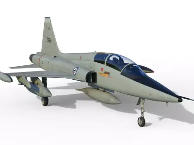 F-5B Freedom fighter 3D model