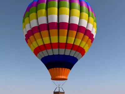 Hot Air  Balloon 3D model