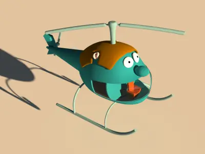 Family guy Petercopter 3D model