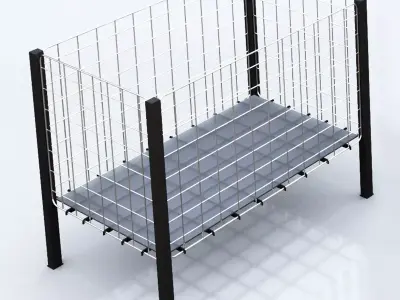Auction Basket Free 3D model
