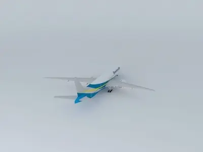 QuantumAir Boeing 777 300ER Free 3D model