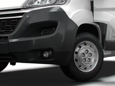 Citroen Jumper Van L4H2 HQ Interior 2023 3D model